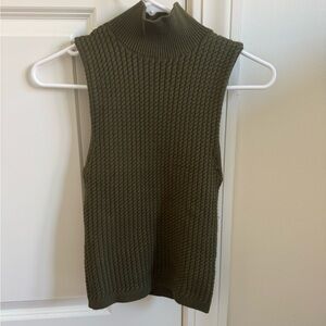 Alice + Olivia Green Cowl Neck Sweater